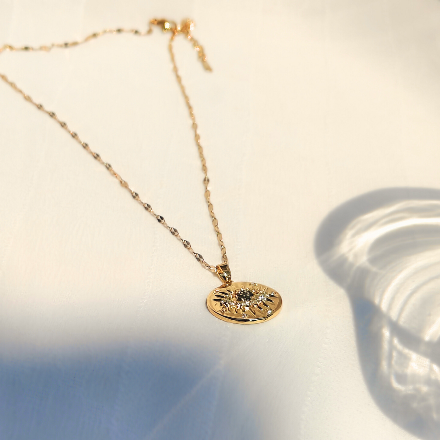 Enchanted Dimond Eyes Anti-tarnish Pendant