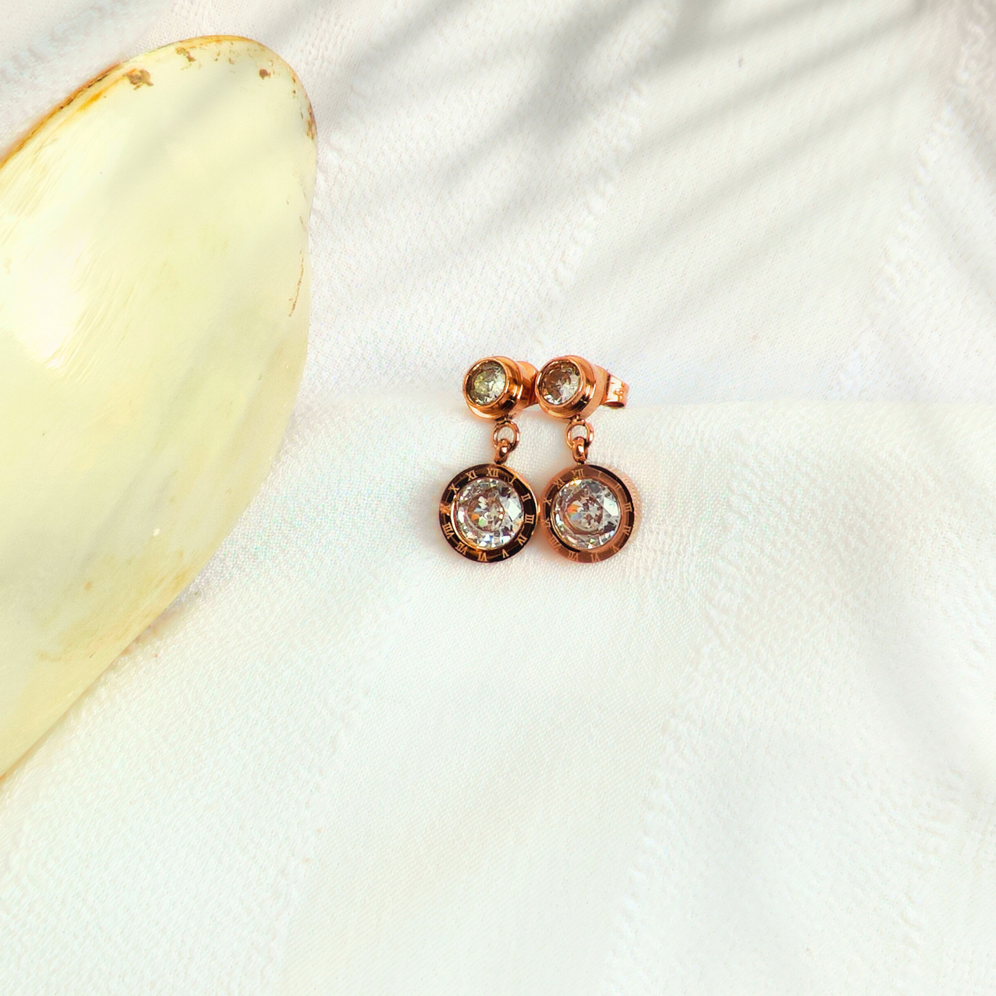 Zirconia Bling Anti-tarnish Earrings
