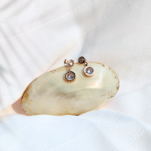 Zirconia Bling Anti-tarnish Earrings