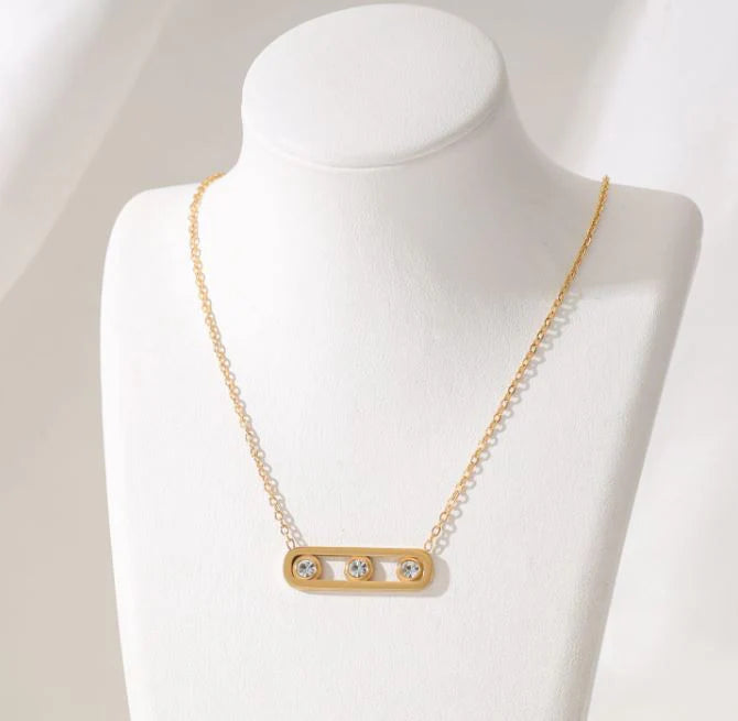 On the Move Anti-tarnish Pendant Chain, gold variant 