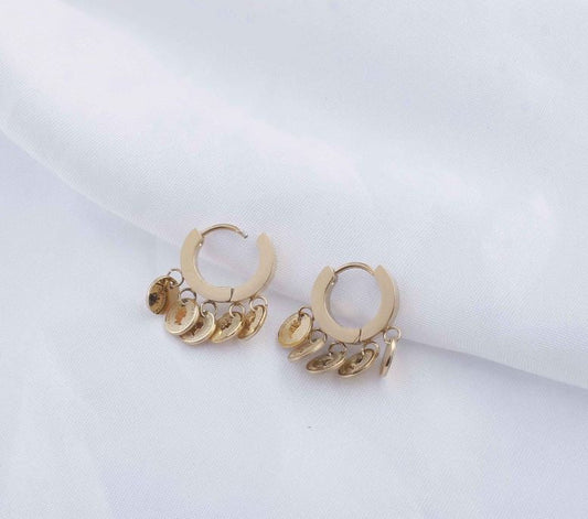 Victoria Coin Anti-Tarnish Earring