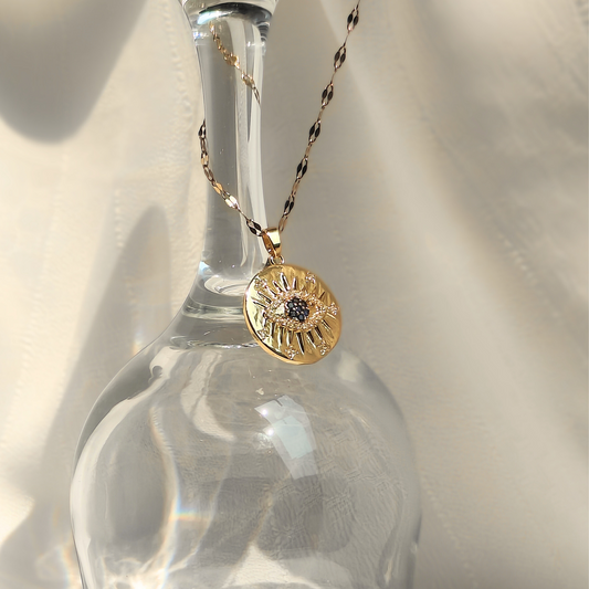 Enchanted Dimond Eyes Anti-tarnish Pendant
